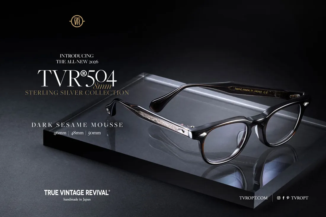 TVR True Vintage Revival, 504 sterling silver, dark sesame mousse
